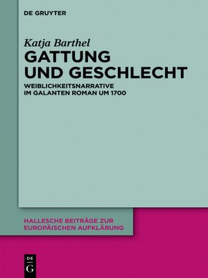 cover image of Gattung und Geschlecht